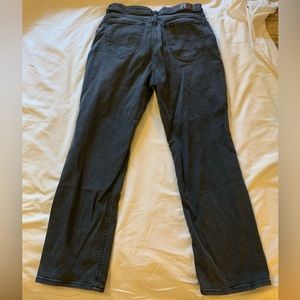 Stone washed black jeans